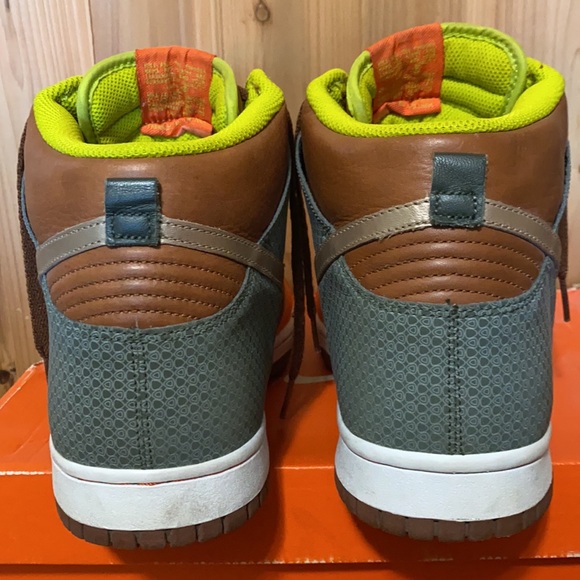 2007 Nike dunk high premium orange blaze - Picture 4 of 16